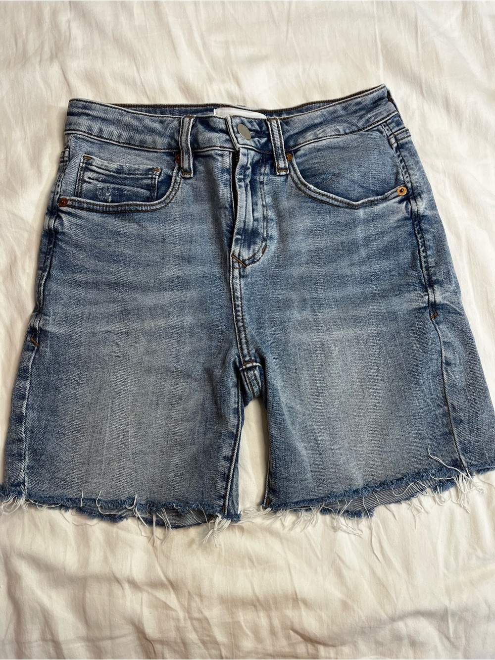 Dear John Ruthie Bermuda Denim Cutoff Shorts Women’s 26
